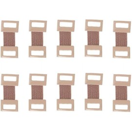 10 Pcs Skin Color Elastic Bandage Clips, Bandage Wrap Clips Stretch Metal Clips, Ace Bandage, Replaceable Wrap Clips Adhesive Bandages for Various Types Bandages, Bandages and Bandaging Supplies