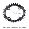 UPANBIKE Bike Bicycle Narrow Wide Oval Shape Single Chainring BCD