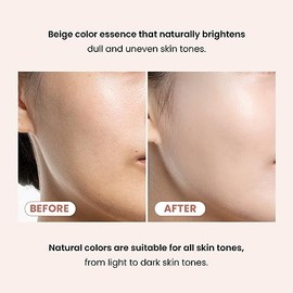 TIRTIR Mask Fit Tone Up Essence | Tinted Moisturizer, All-in-one base, Glass skin look, Deep Hydration, Long-lasting, Natural Coverage, Lightweight, M