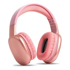 Audífonos Inalámbricos Over Ear Aurum Stf Color Rosa