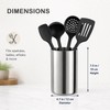 IMEEA Utensil Holder Double Wall 304 Stainless Steel Kitchen Utensil