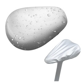 Ai-OUMLEEF 1-Piece Bicycle Saddle Cover, Saddle Cover, Electric Bicycle, Cover, Waterproof, UV Protection, Soft and Comfortable for All Seasons, Common Style (Silver)