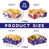 24 Pcs American Independence Day Snack Bowls, July 4th Disposable