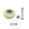 2Pcs Sofa Bed Casters Nylon Wheel 40mm Castors Nylon Load