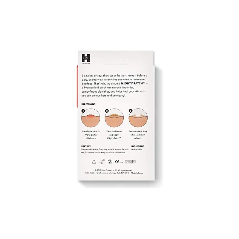 Parche Hidrocoloide Para Espinillas Y Acne Para Granos 36pzs