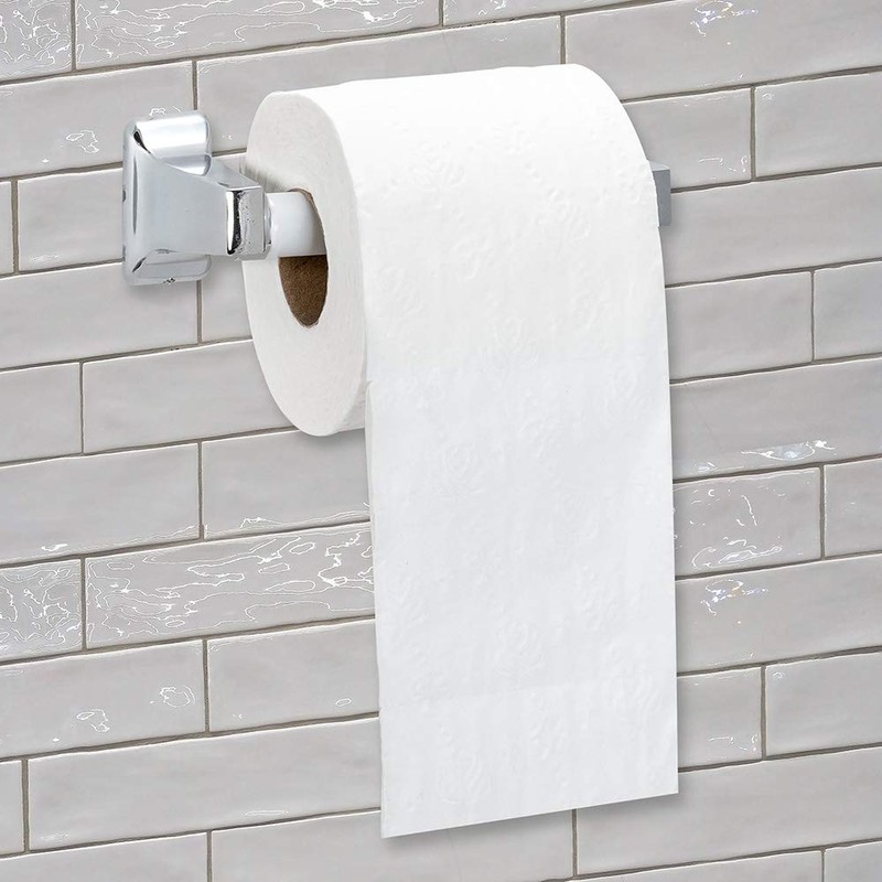 EZ-FLO 15225 Toilet Paper Holder with Concealed Screw, Chrome