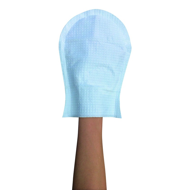 Dr. Helewa DHICBATH12 Pre-moistened Toilet Gloves, Laminated, Infection Control Control