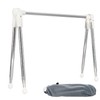Foldable Telescopic Drying Rack, Adjustable Stainless Steel Clothes Hanger, Portable