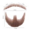 Fake Beard Realistic Mustache 100% Human Hair Full Hand Tied