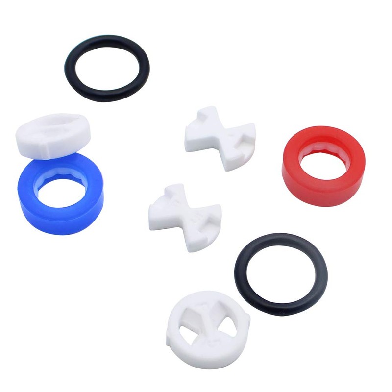 YPLonon Tap Cartridges Replacement 8PCS Ceramic Discs and Silicon Washers