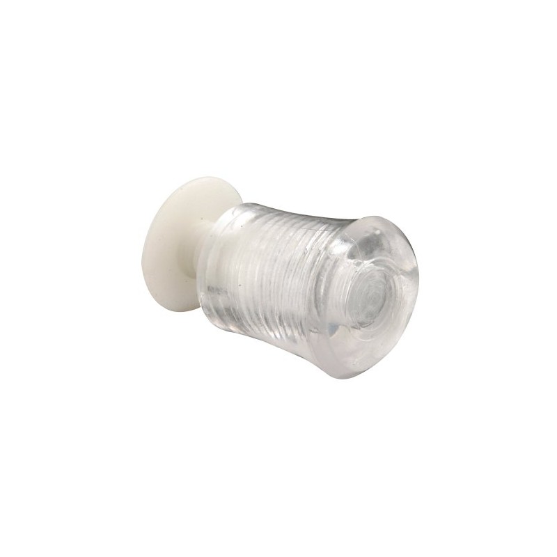 Prime-Line F 2616 Sliding Window Knob, Acrylic, Clear (2 Pack)