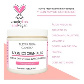 Crema Secretos Orientales Granel Tarro Con 250grs Tipo de piel Todo tipo de piel