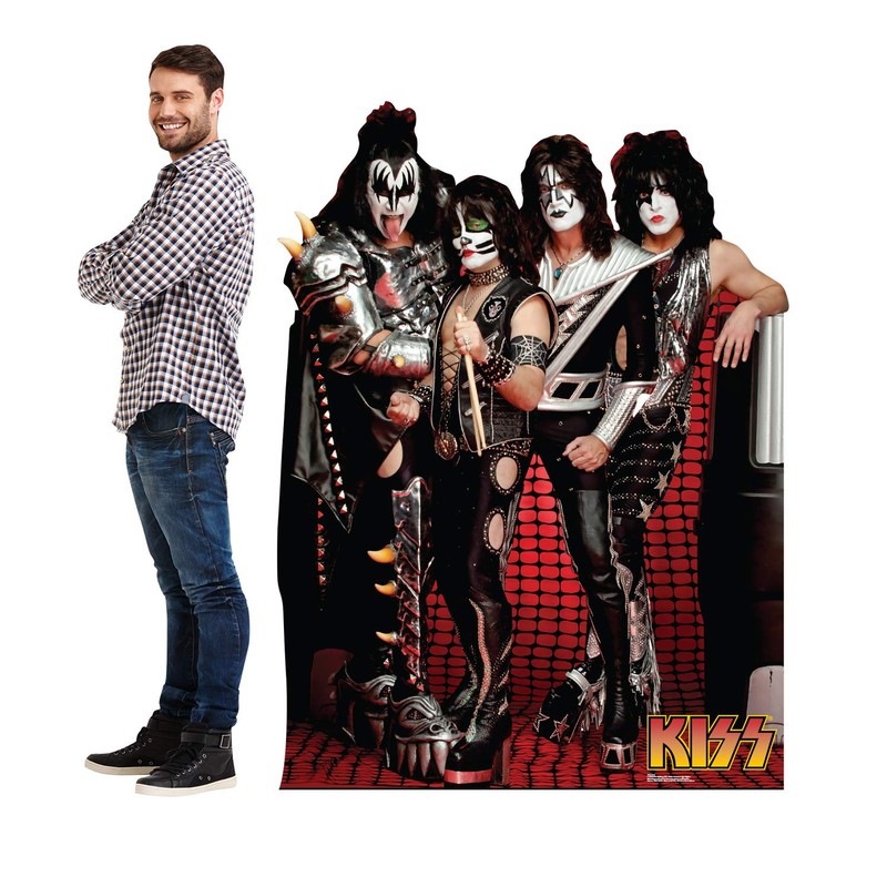 Cardboard People KISS Group Life Size Cardboard Cutout Standup