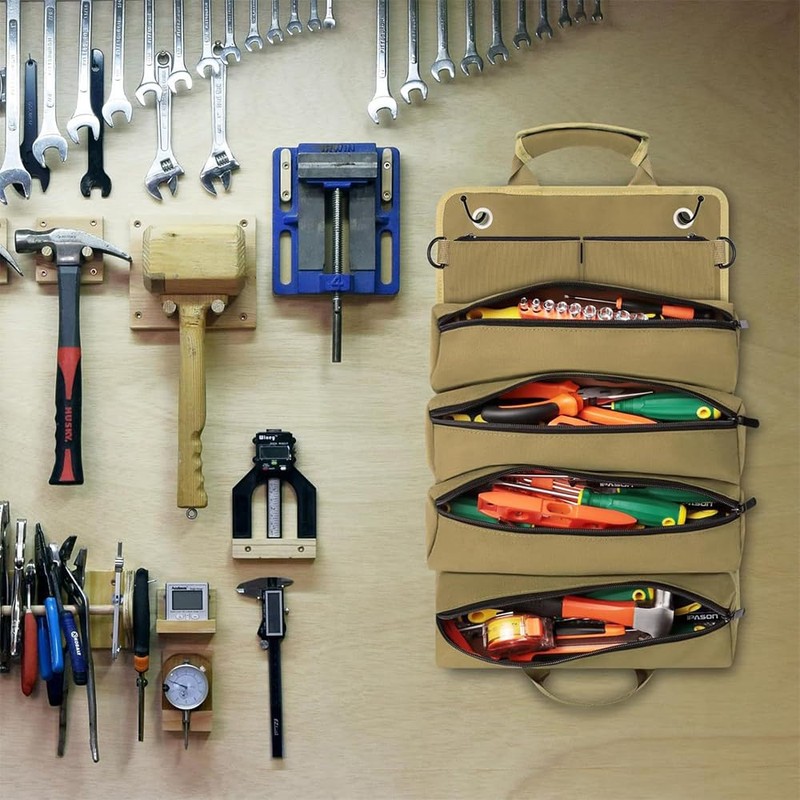 QOOWFEANIG The Ryker Bag Tool Organizers – Heavy Duty Roll