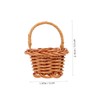 CAXUSD 12Pcs Miniature Woven Baskets for Party Favors Rustic Small