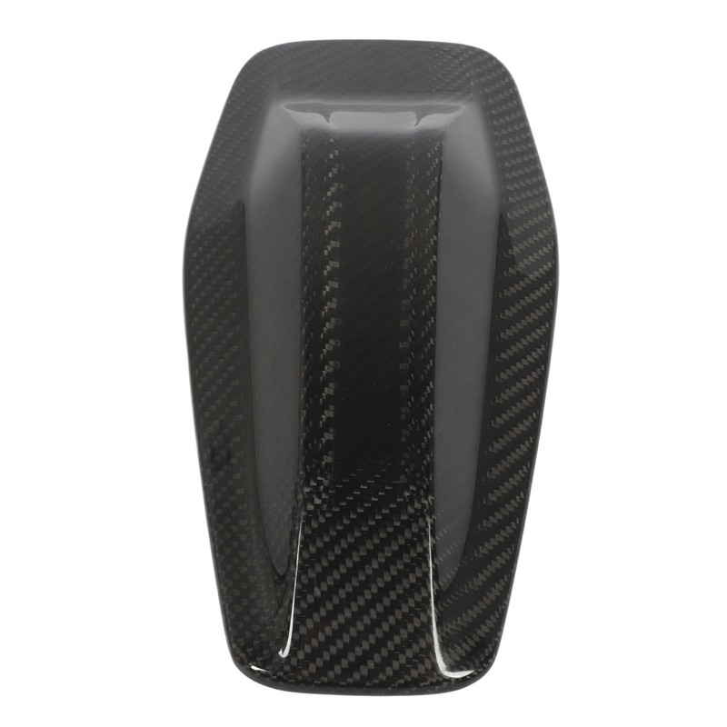 Roof Antenna Cover Glossy Carbon Fiber Protective Decorative Antenna Cover