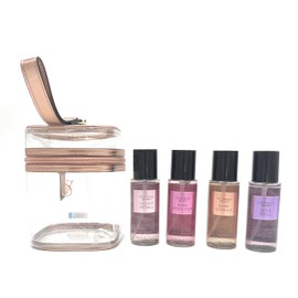 Victoria's Secret Best of Mist Gift Set: Love Spell, Bare Vanilla, Pure Seduction, Velvet Petals & Beauty Bag