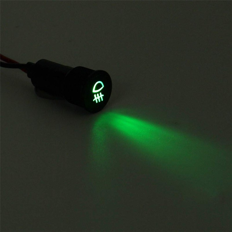 TuToy 12 8mm LED Dash Warning Light with Line and