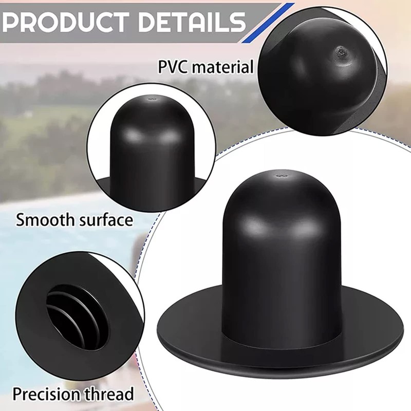 4 Pack Pool Wall Plug Replacement,Pool Stopper Plugs,Pool Plugs,Swimming Pool