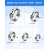 1/2 Inch PEX Cinch Clamp Rings - 30 PCS Stainless