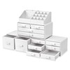 Sorbus Large Makeup Organizer - Stackable Jewelry & Makeup Organizer