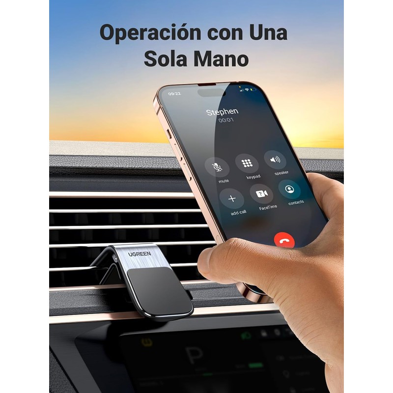 UGREEN Soporte Celular Automóvilmovil Magnético, Mini Base Porta