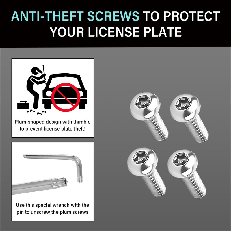 No Drill Front License Plate Mount Compatible with Subaru Outback