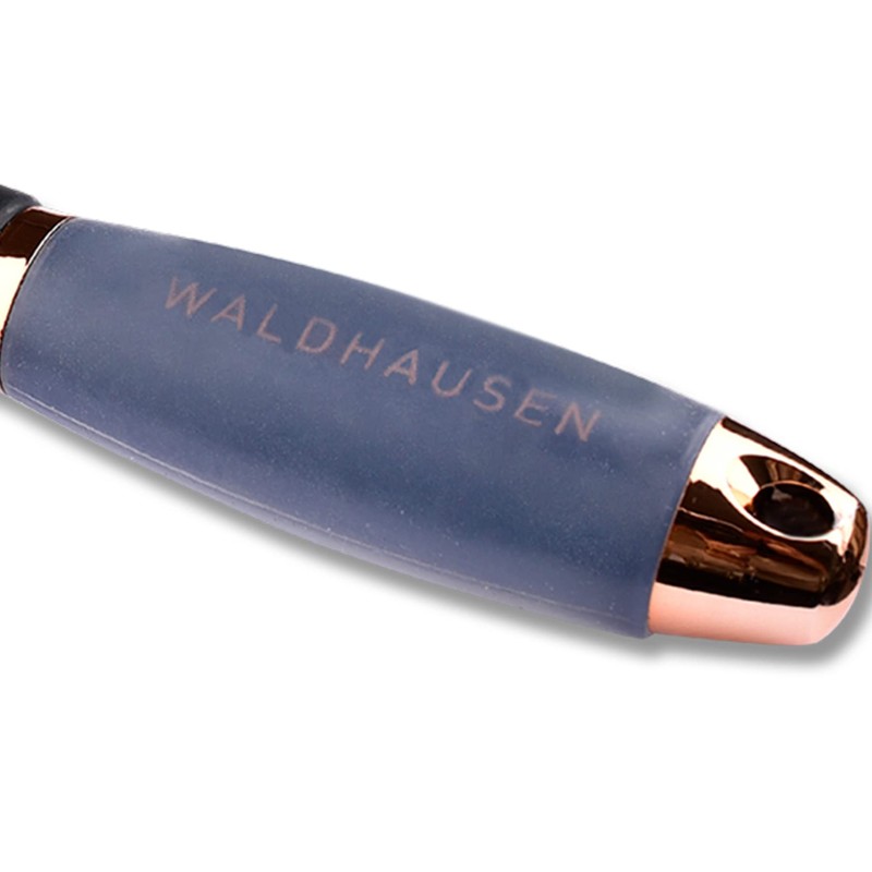 WALDHAUSEN Spring Curry Comb with Gel Grip Black