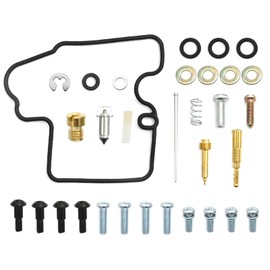 Anxingo 4 Pack Motorcycle Carburetor Repair Rebuild Kit, Replacement for Yamaha YZF R6 600 1999 2000 2001 2002