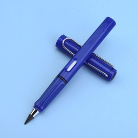 YUANHEN Blue Permanent Pencil, No Ink Magic Pencil, with Eraser, Endless Pencils Repeated Use for Writing, Painting, Home, Office, School Sustainable Pencils