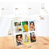 AetJxixee 8X8 Inch Acrylic Collage Picture Frames, 6 Section 2X3