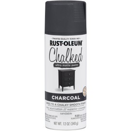 Rust-Oleum 302590 Chalked Ultra Matte Spray Paint, 12 Ounce (Pack of 1), Charcoal
