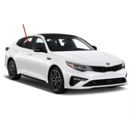 NAGD Fits 16-20 Kia Optima 17-20 Hybrid Passenger Right Side Rear Door Window Glass
