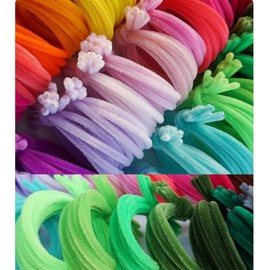 100 Pieces Pipe Cleaners Chenille Stem, Pastel Candy Color Pipe Cleaners Set for Pipe Cleaners DIY Arts Crafts Decorations, Chenille Stems Pipe Cleaners (Pink)