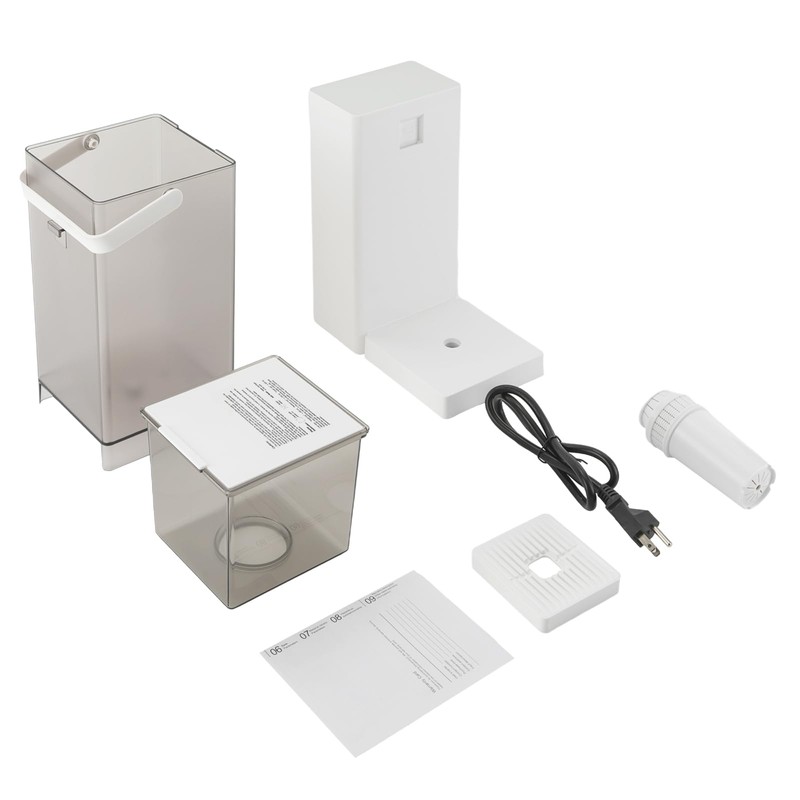 DYNAMI Instant Hot Water Filter Dispenser,1450W 3L/101.45oz Countertop Water Filter