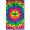 Scorpio Posters Psychedelic Peace - Flocked - Blacklight Poster -