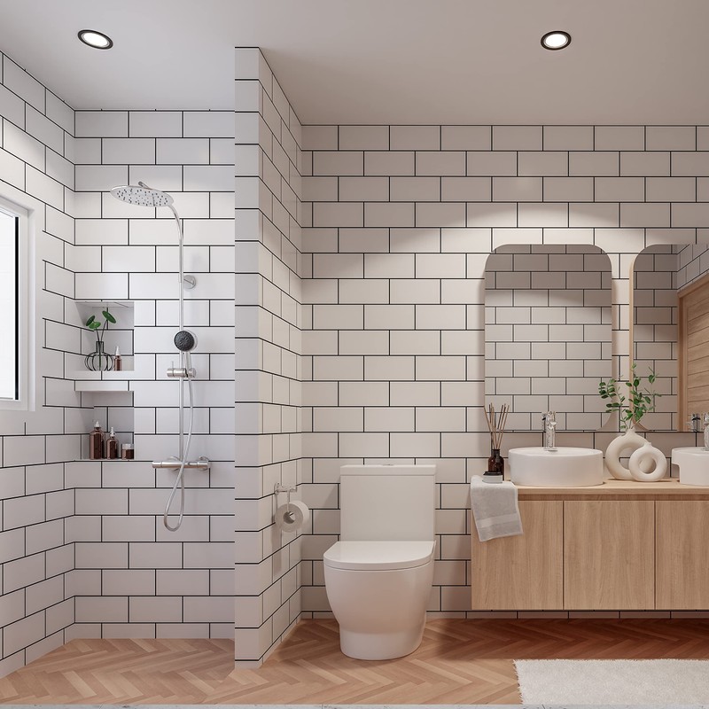 Pack of 10 LED Spotlights GU10 5 W Glass Flicker-Free