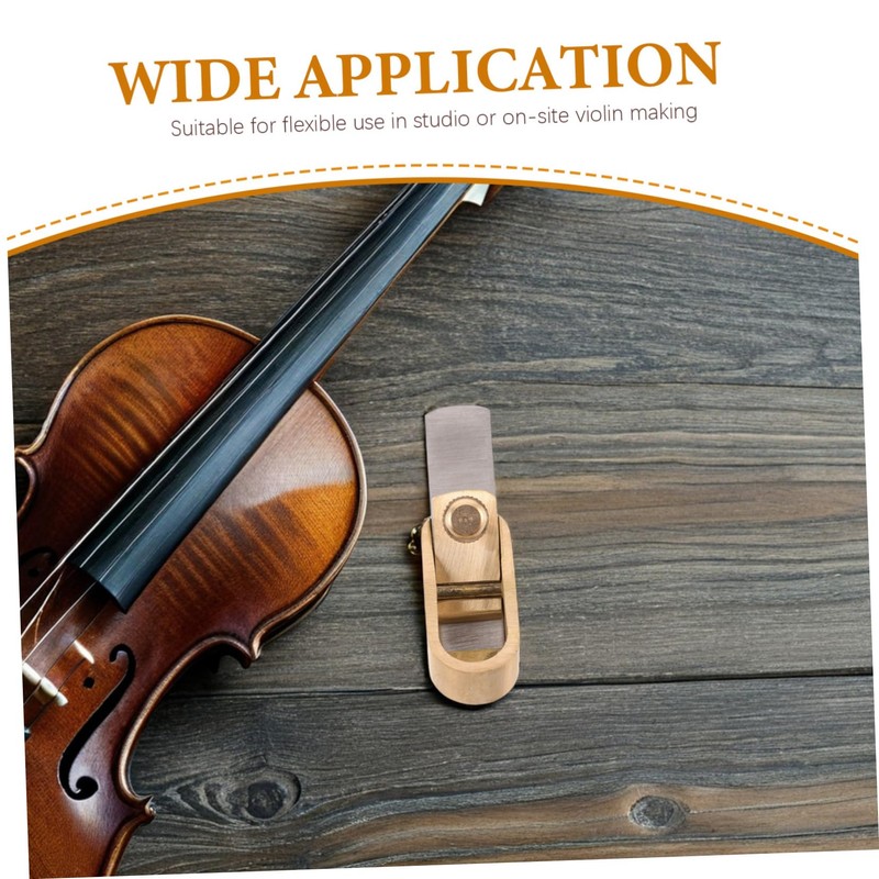 Abaodam Mini Brass Thumb Planer Tool for Violin Making Precision