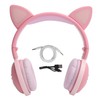 Cute Cat Ear Glowing Wireless Bluetooth Headphone HIFI Sports Folding