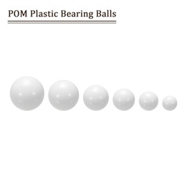 Kozelo 10pcs POM Balls - [1/2-inch] Plastic Bearing Ball for Valves Flow Meters Use