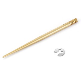 JetsetMoto Copper Jet Needle Compatible with Keihin PE20/24 Carburetor for Motorcycles, Diameter 2.465mm, Repair Jet Needle with Storage Case