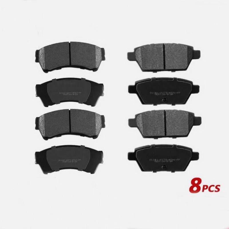 Unbranded Front And Rear Ceramic Brake Pads for 2006-2012 Ford