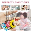 50pcs Cute Bulk Keychains for Kids,Non-Repeat Cartoon Key Chains Backpack