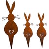 Easter Iron Bunny Adornments Easter Crafts Decorations for Lawn Garden