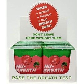 Nu Breath Breath Freshener Watermelon Mint 12ct/Box