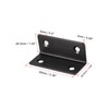 sourcing map Corner Brace Angle Bracket Fastener Stainless Steel L
