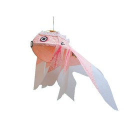 Yanai Goldfish Lantern, Mini, 5.9 inches (15 cm), Suction Cup Included (Pink), Yamaguchi Prefecture, Yanai City, Folk Art
