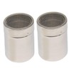 BIUDECO 2Pcs Stainless Steel Cocoa Powder Scoop Fine Mesh Top