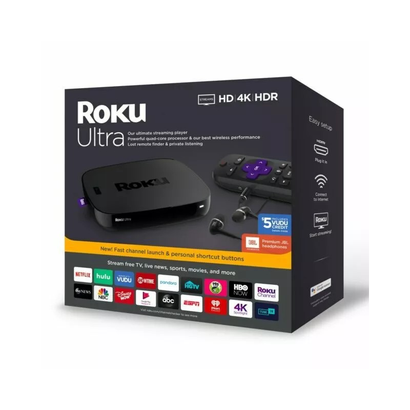 Roku 4670RW Ultra 4K/HD/HDR Streaming Media Player
