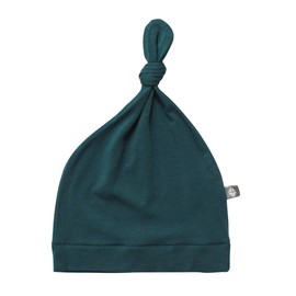 KYTE BABY Unisex Rayon Made from Bamboo Baby Beanie Soft Knotted Cap, 0-3 Months, Emerald